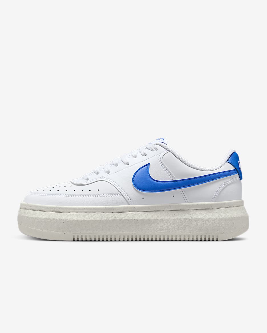 Calzado para mujer Nike Court Vision Alta - Blanco/Vela/Hiperroyal