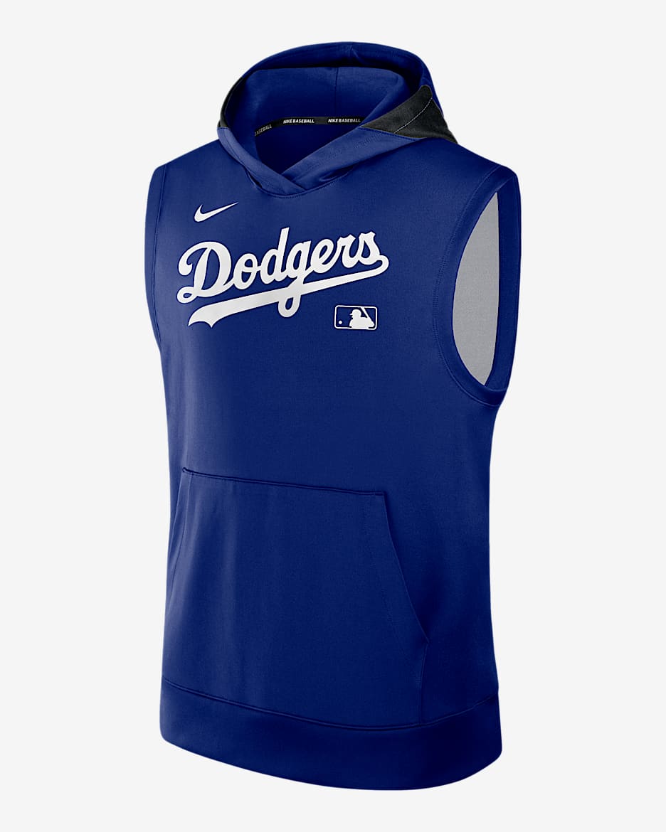 Los Angeles Dodgers Authentic Collection Men's Nike Dri-FIT MLB Sleeveless  Pullover Hoodie. Nike.com