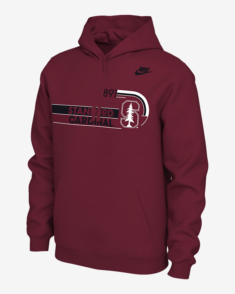 Stanford Men's Nike College Hoodie - Team Crimson
