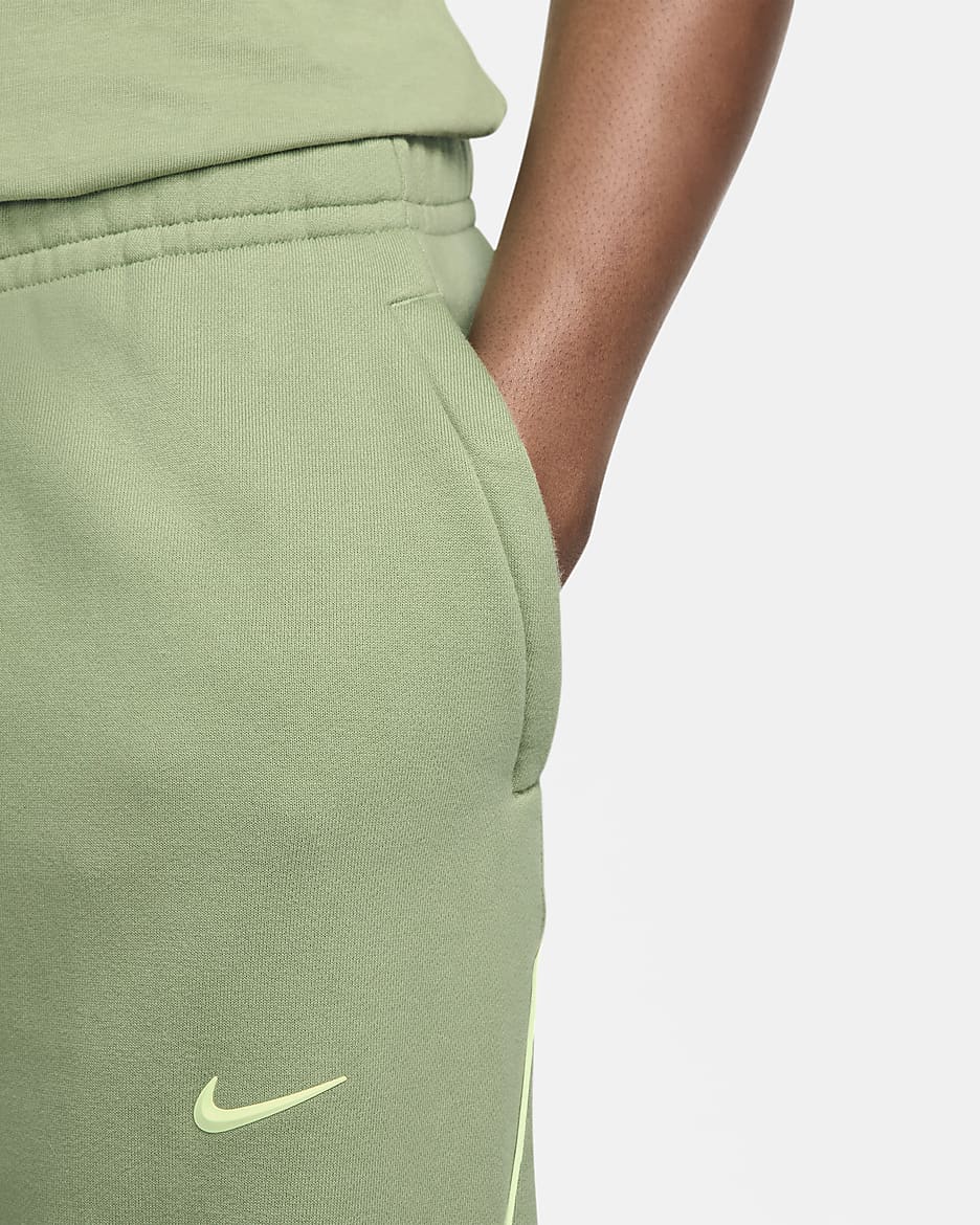 NOCTA NOCTA Fleece CS Tracksuit Bottoms - Oil Green/Light Liquid Lime