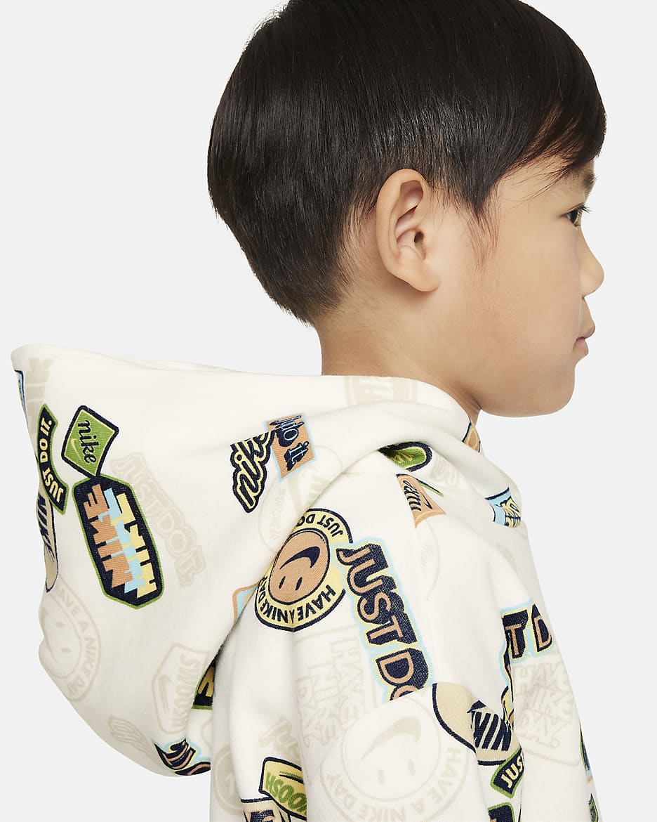 Sudadera con gorro estampada infantil Nike Sportswear - Vela