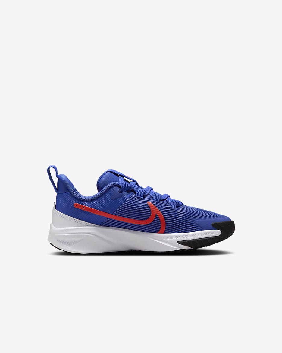 Παπούτσια Nike Star Runner 4 για μικρά παιδιά - Astronomy Blue/Λευκό/Total Orange/Team Orange