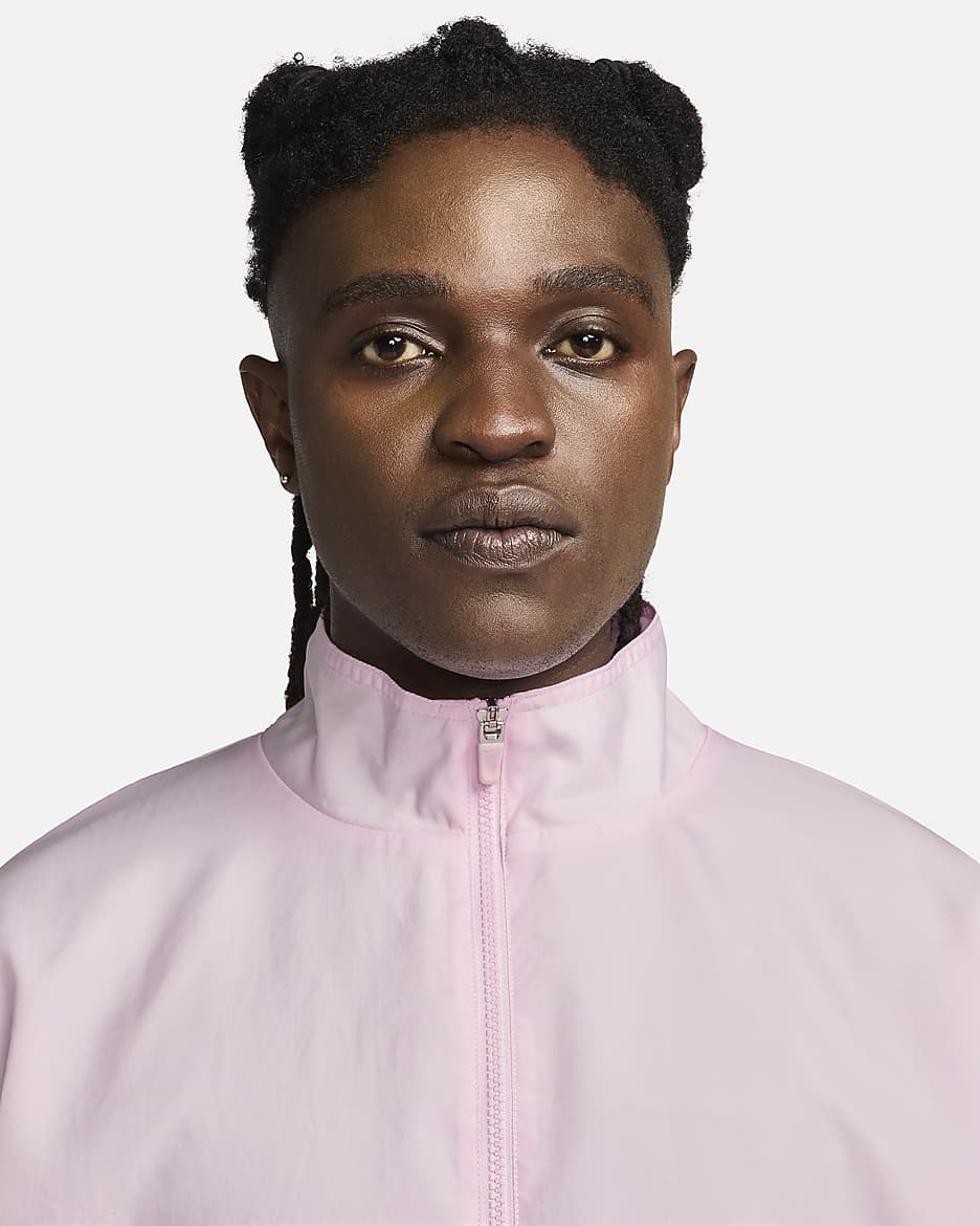 Veste de survêtement tissée Nike Air pour homme - Pink Foam/Noir