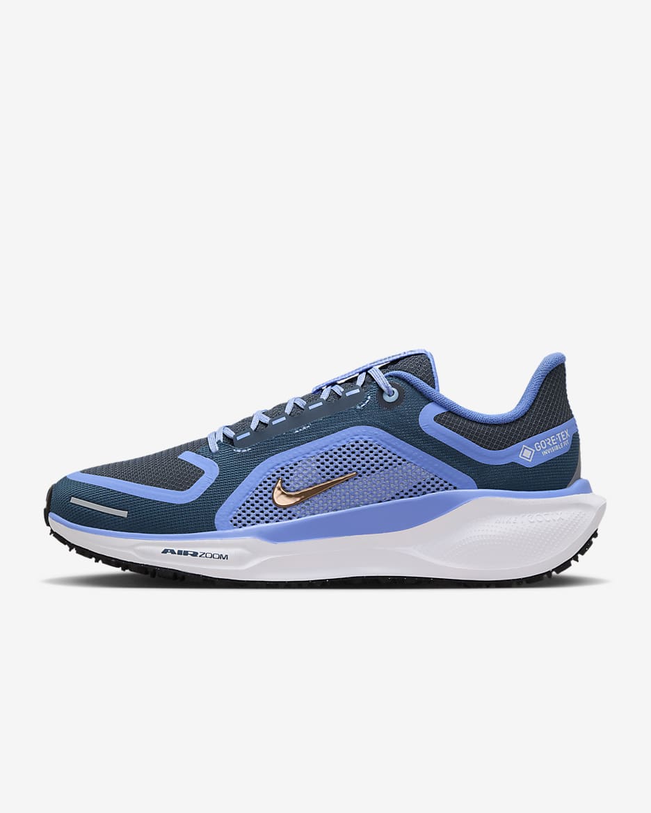 Nike Pegasus 41 GORE-TEX Women's Waterproof Road Running Shoes - Cobalt Bliss/Armoury Navy/Royal Pulse/Metallic Red Bronze