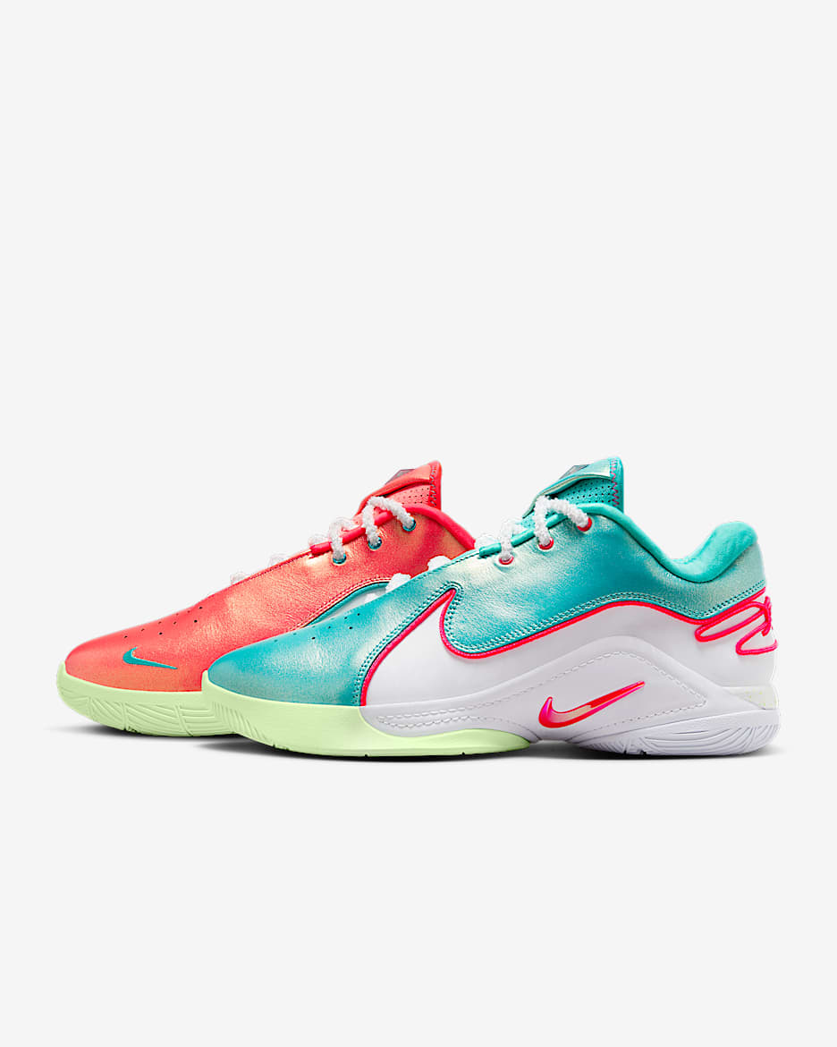 LeBron XXII "Limelight" EP 籃球鞋 - Solar Red/白色/Vapor Green/Dusty Cactus