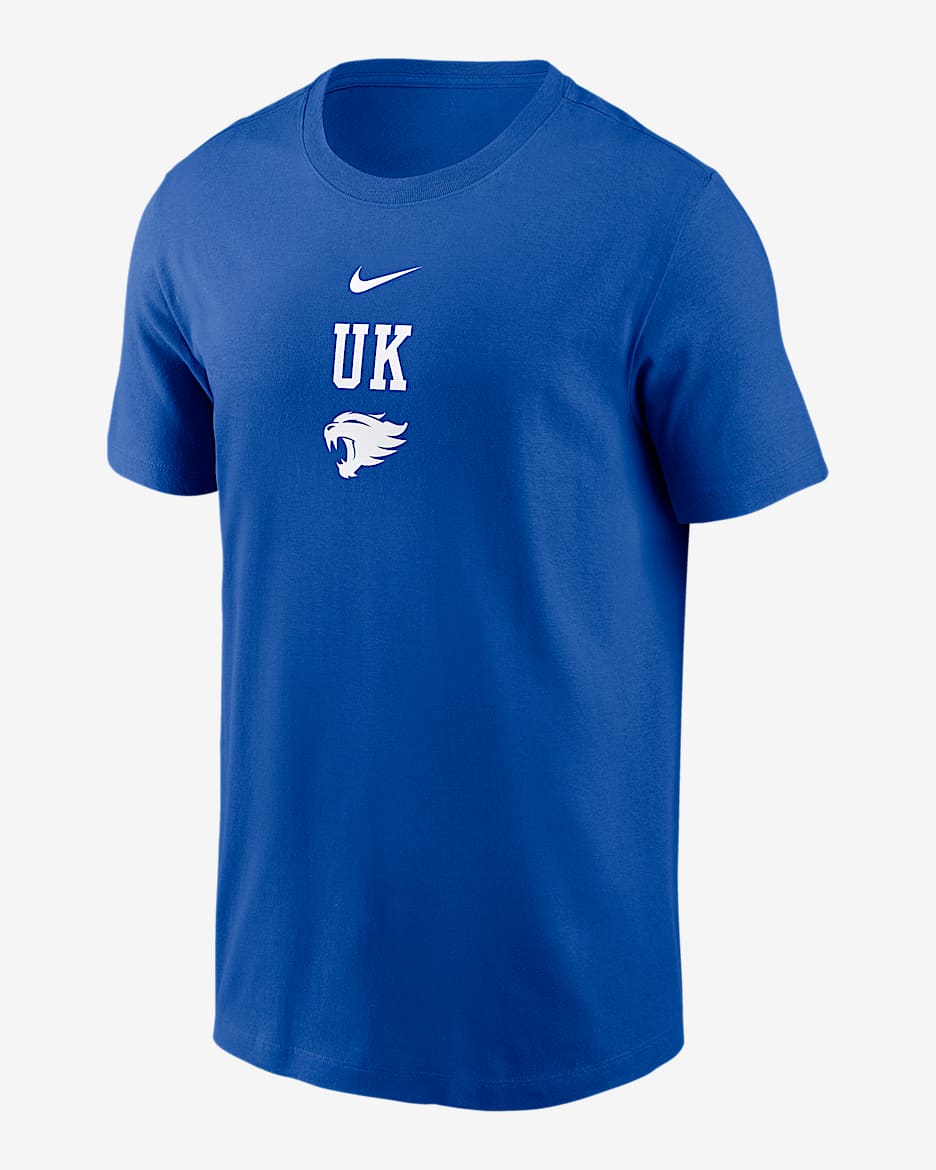 Kentucky 2-Hit Stacked Men's Nike College T-Shirt - Royal