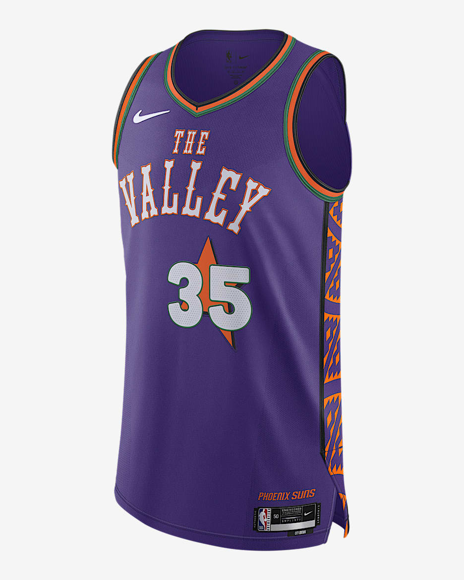 Jersey Nike Dri-FIT ADV Authentic de la NBA para hombre Kevin Durant Phoenix Suns 2024/25 City Edition - Morado campo