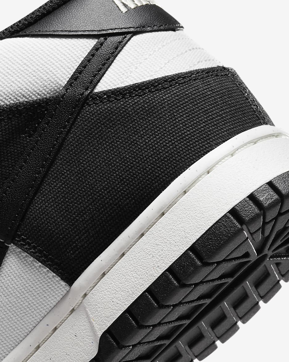 Nike Dunk Mid Men's Shoes - Sail/Sail/Black/Black