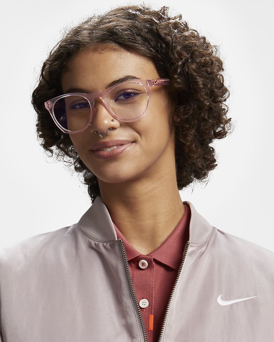 Lentes Blue Light Nike Essential Horizon - Coral lavado