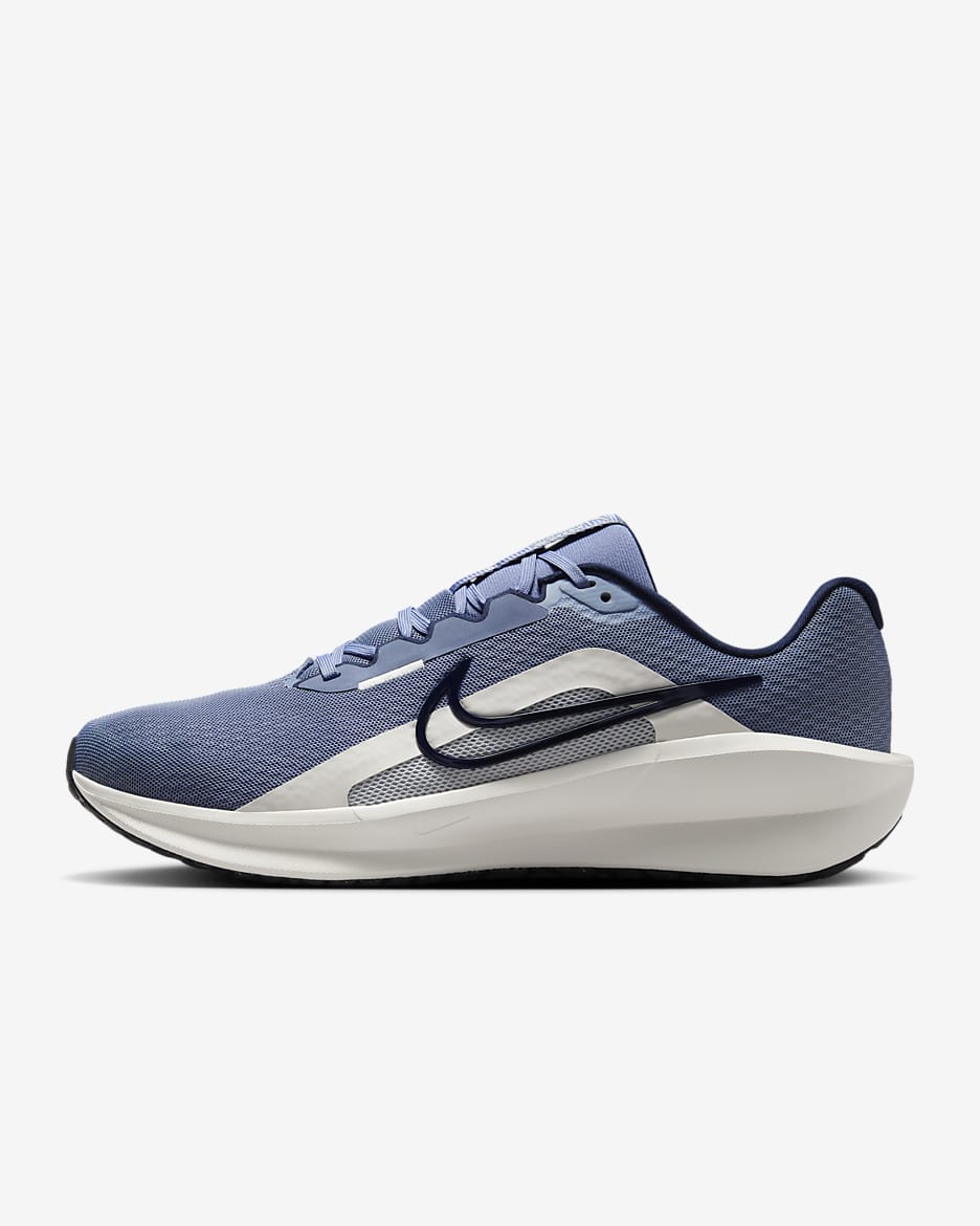 Nike Downshifter 13 男款路跑鞋 - Ashen Slate/Sail/Pure Platinum/Obsidian