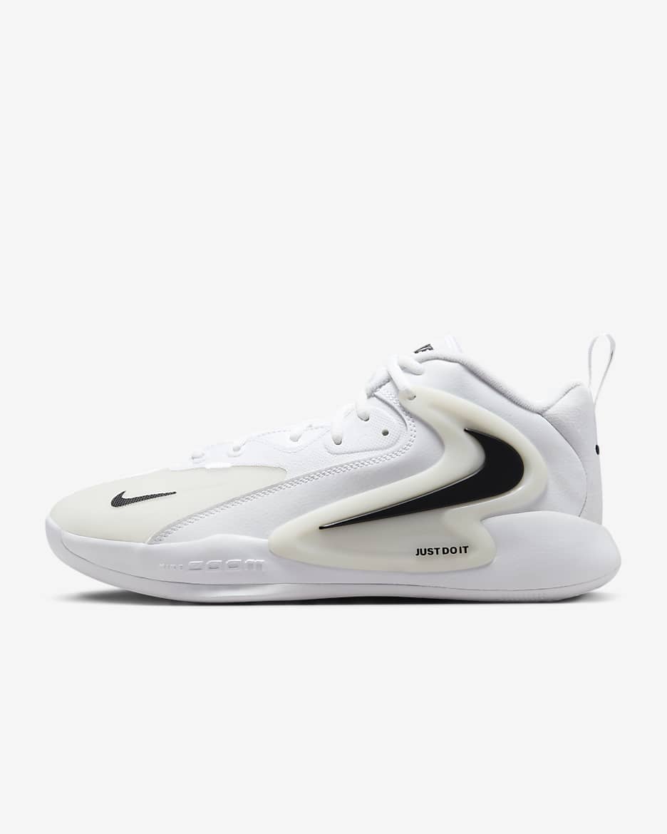Tenis para cancha cubierta Nike HyperSet 2 - Blanco/Negro/Blanco
