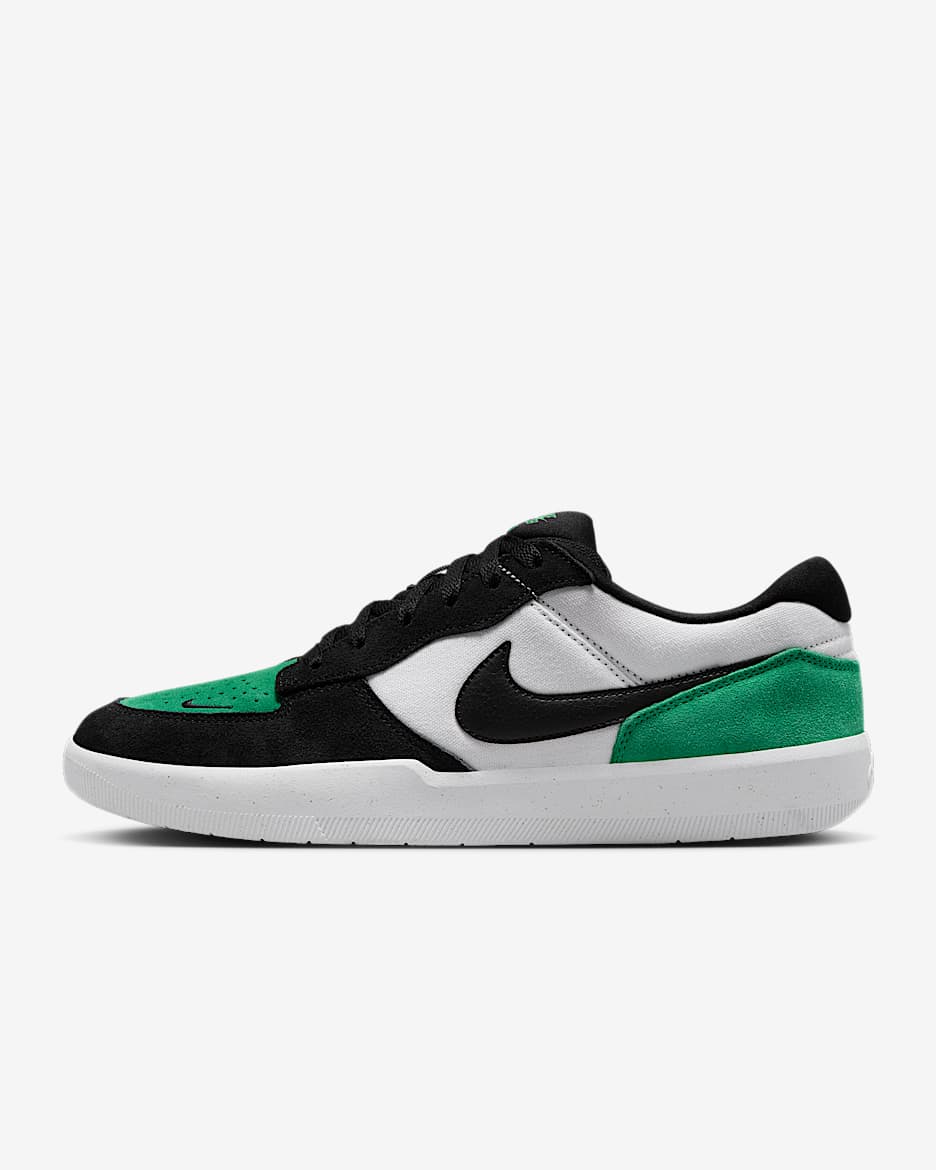 Chaussure de skateboard Nike SB Force 58 - Blanc/Stadium Green/Blanc/Noir