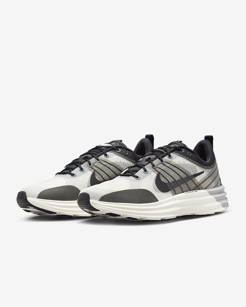 Nike Lunar Roam Men's Shoes - Summit White/Light Smoke Grey/Black/Black