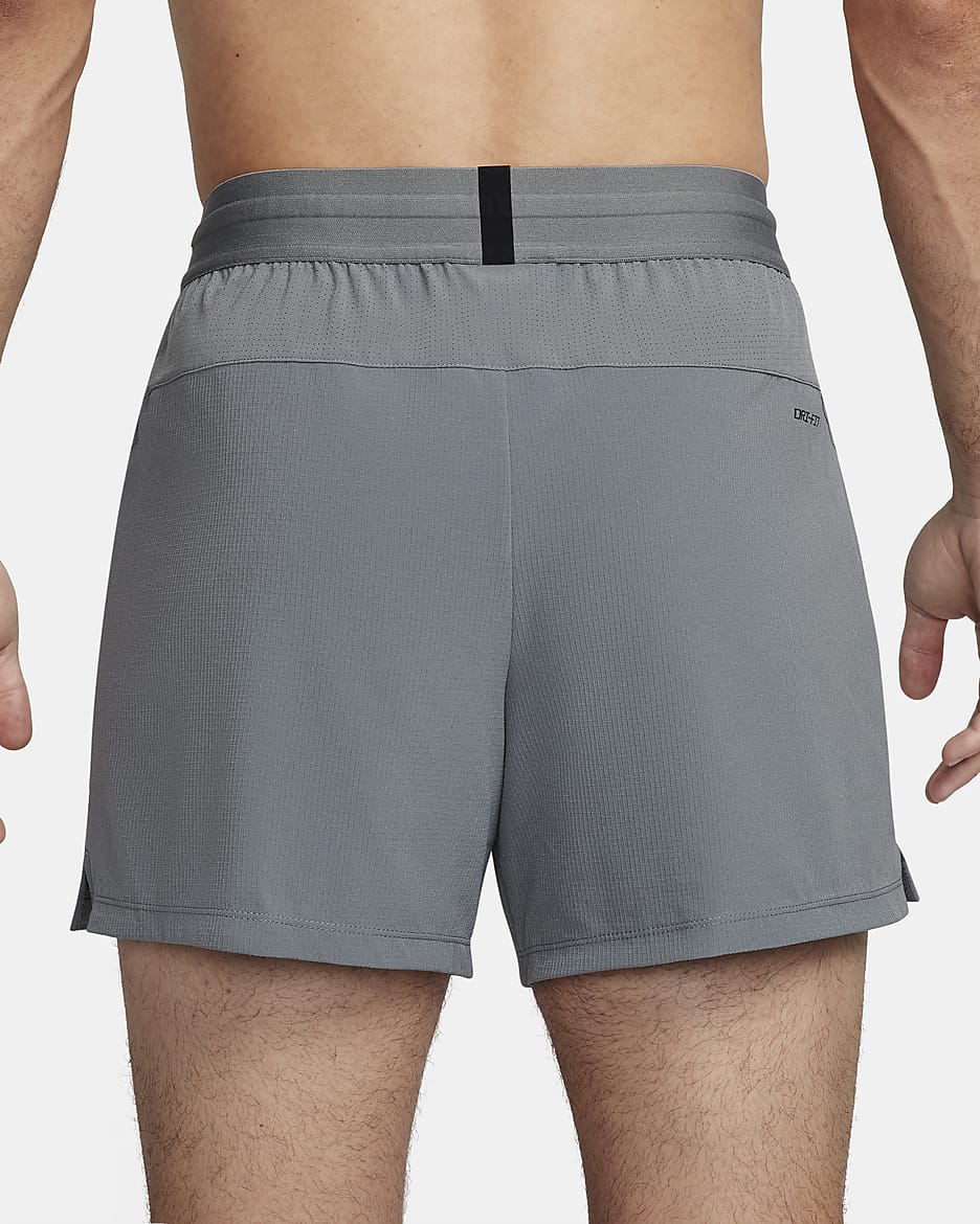 Short de fitness non doublé Dri-FIT 13 cm Nike Flex Rep pour homme - Smoke Grey/Noir/Noir