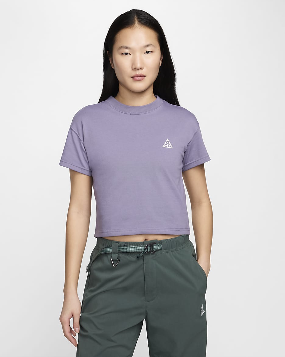 ナイキ ACG Dri-FIT ADV ウィメンズ Tシャツ - デイブレイク/サミットホワイト