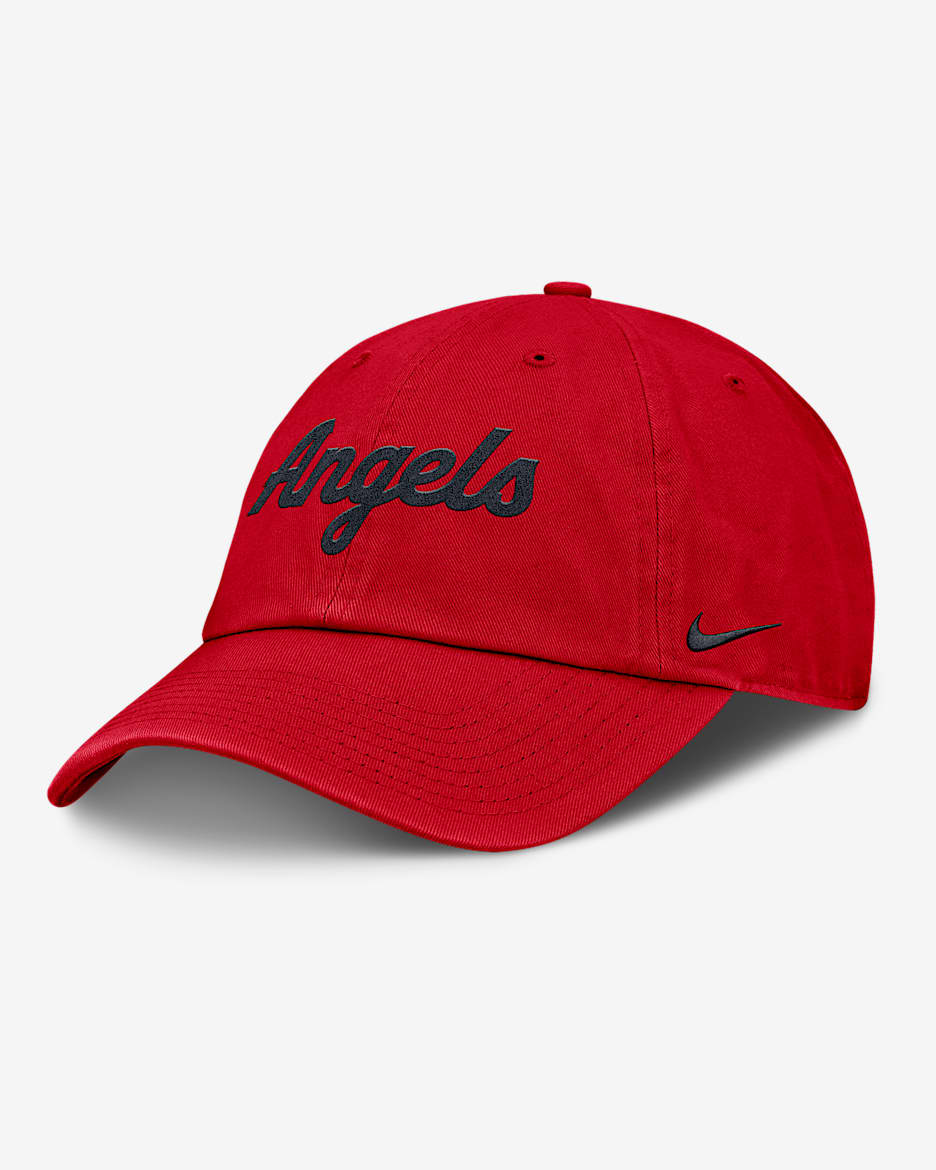 Los Angeles Angels Club Men’s Nike MLB Adjustable Hat - Gym Red