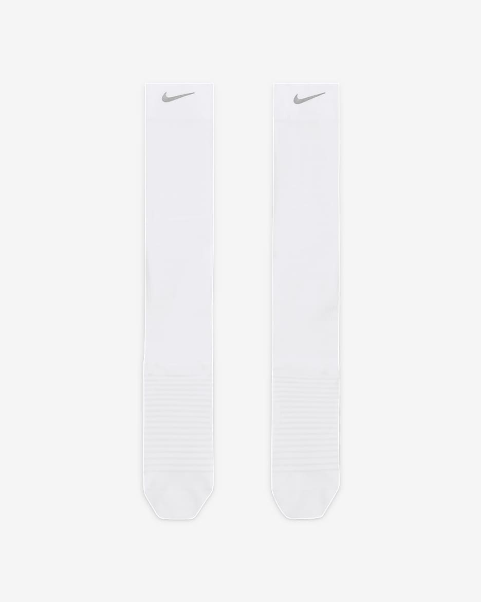 Knælange Nike Spark Lightweight-kompressionsløbestrømper - hvid/Reflect Silver