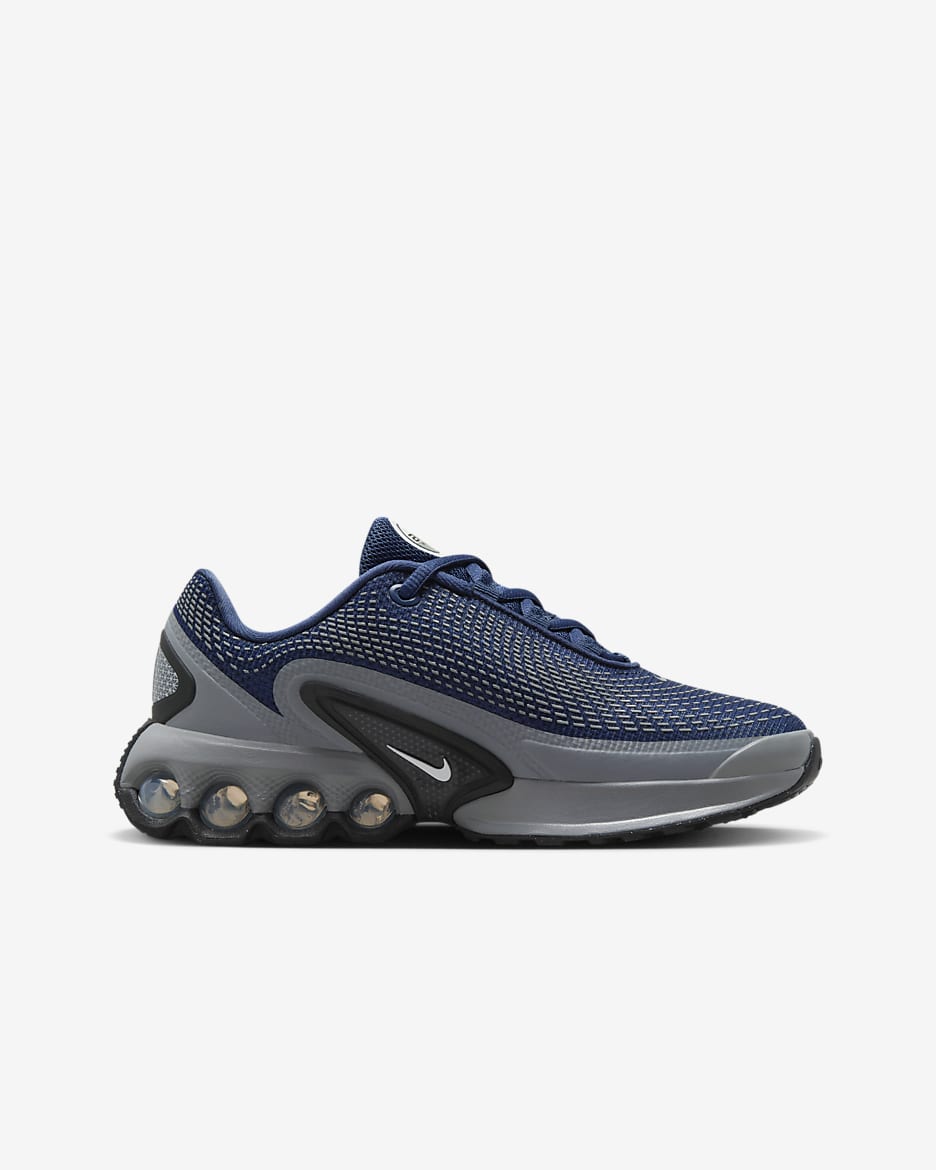 Nike Air Max Dn Older Kids' Shoes - Midnight Navy/Cool Grey/Black/White