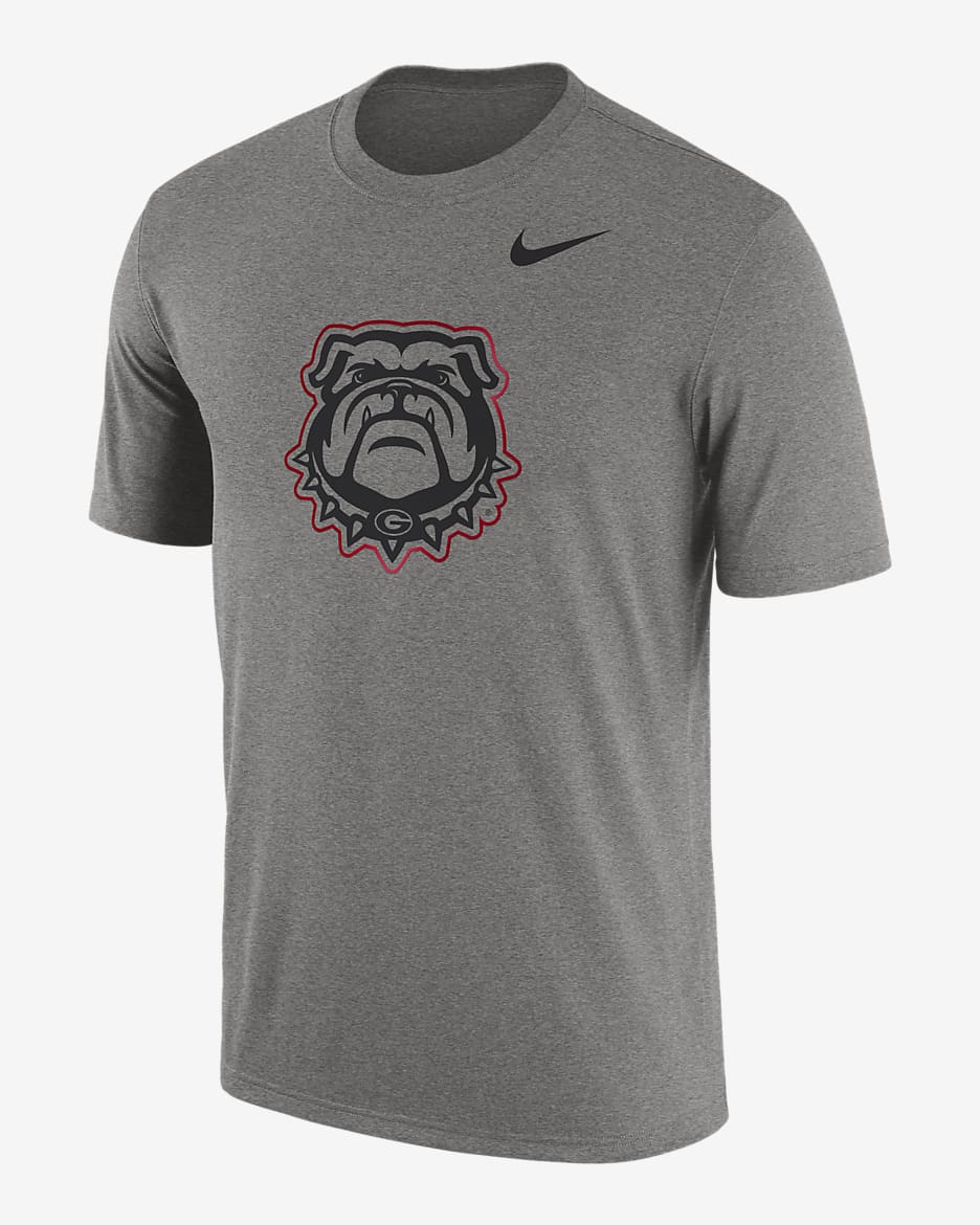 Georgia Men's Nike College T-Shirt - Dark Grey Heather