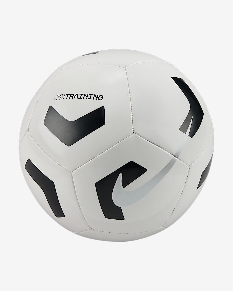Balón de entrenamiento de fútbol Nike Pitch - Blanco/Negro/Plata