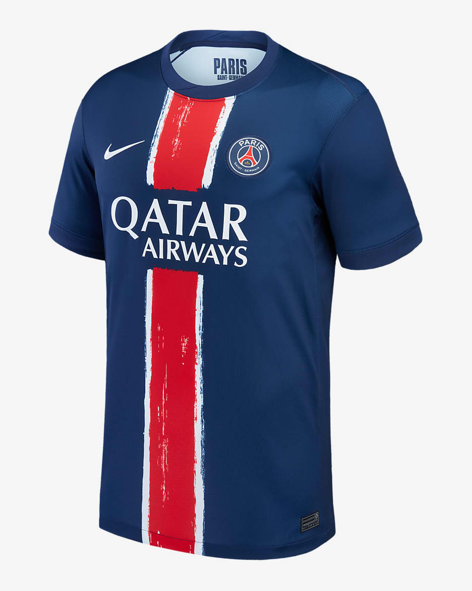 Jersey de fútbol Nike Dri-FIT del Paris Saint-Germain local 2024/25 Stadium Lee Kang-in para niños talla grande - Azul marino