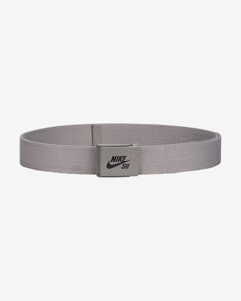 Cinturón de red única liso Nike SB - Gris