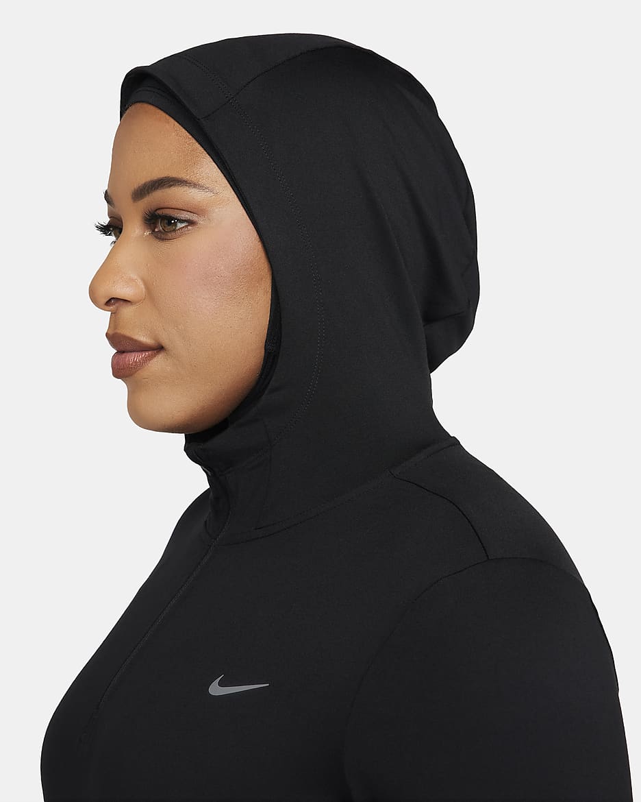 Giacca da running con cappuccio Nike Dri-FIT Swift UV – Donna - Nero