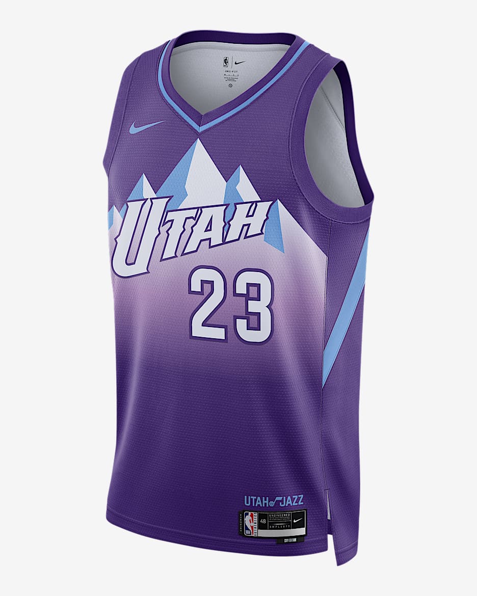Lauri Markkanen Utah Jazz 2024/25 City Edition Men's Nike Dri-FIT NBA Swingman Jersey - Field Purple