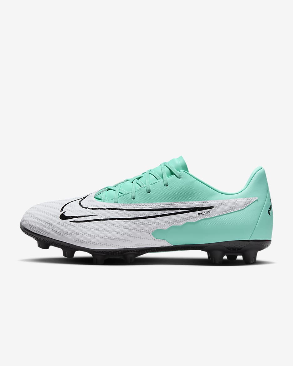Nike Phantom GX Academy Hard-Ground Low-Top Football Boot - Hyper Turquoise/Fuchsia Dream/White/Black
