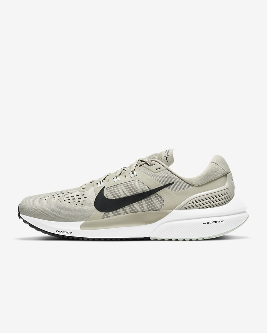 Nike Vomero 15 Men's Road Running Shoes - Stone/Light Army/Off-Noir/Black