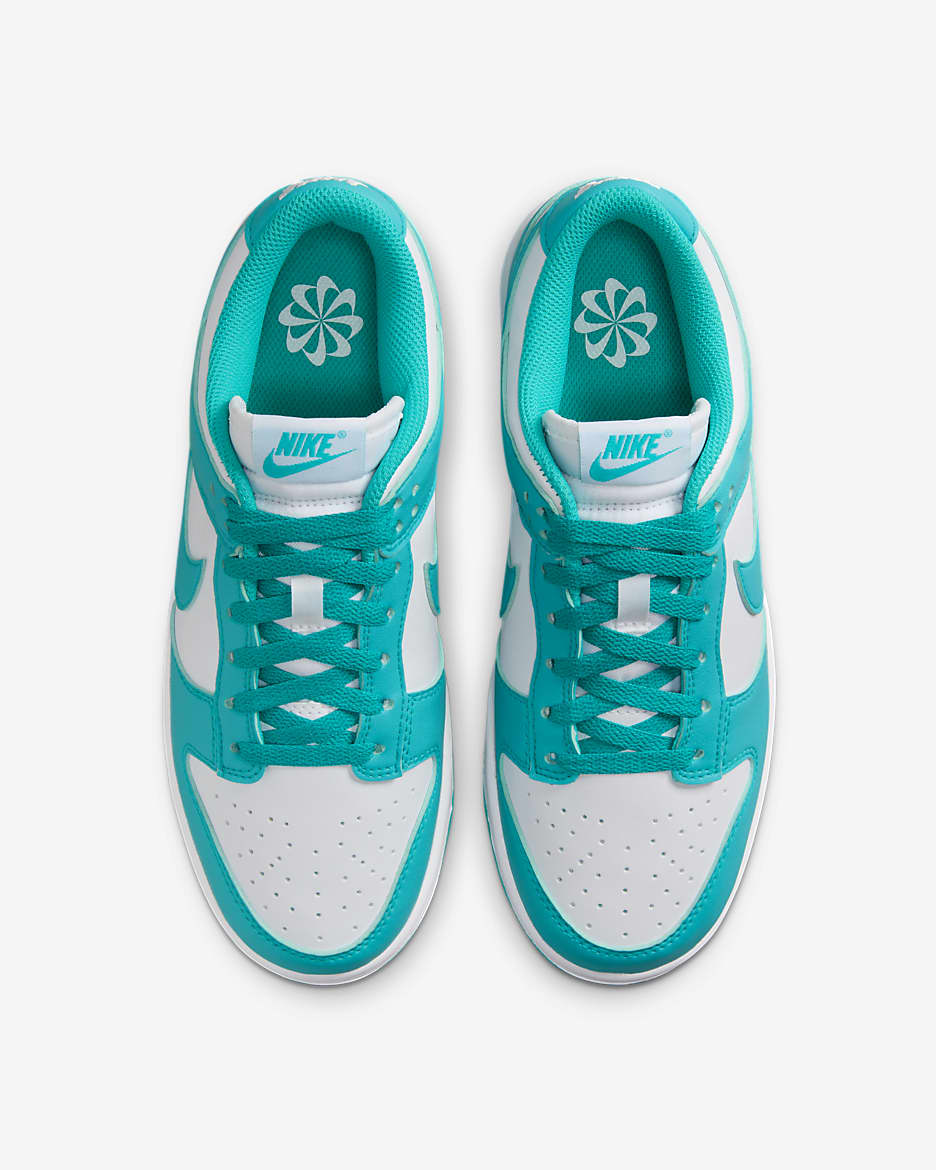 Tenis para mujer Nike Dunk Low - Blanco/Cactus empolvado