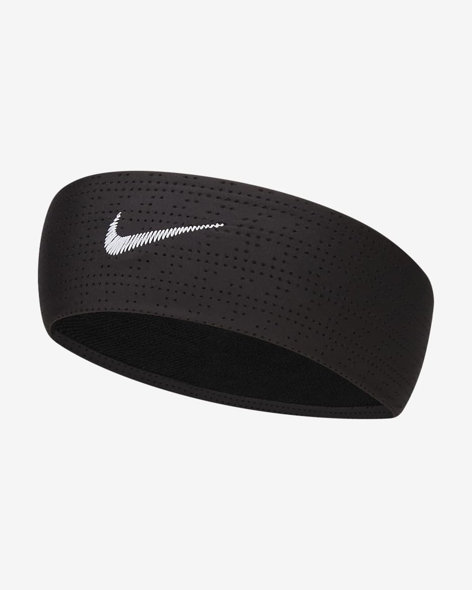 Banda para el cabello de felpa para hombre Nike Fury - Negro