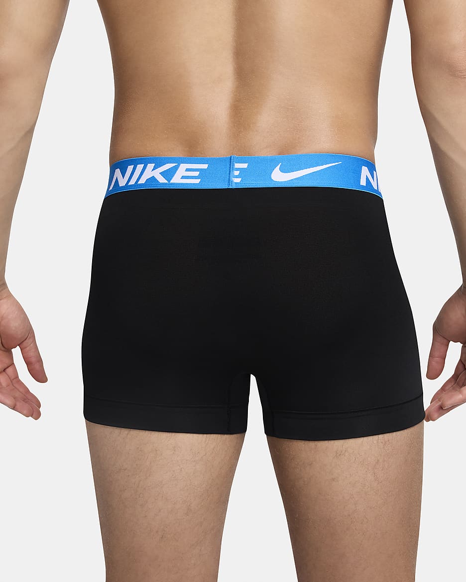 Ropa interior para hombre (paquete de 3) Nike Dri-FIT Essential Micro - Negro