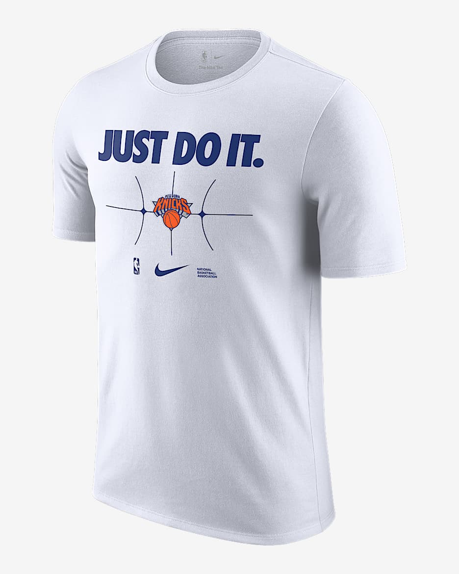 Playera Nike de la NBA para hombre New York Knicks Essential - Blanco