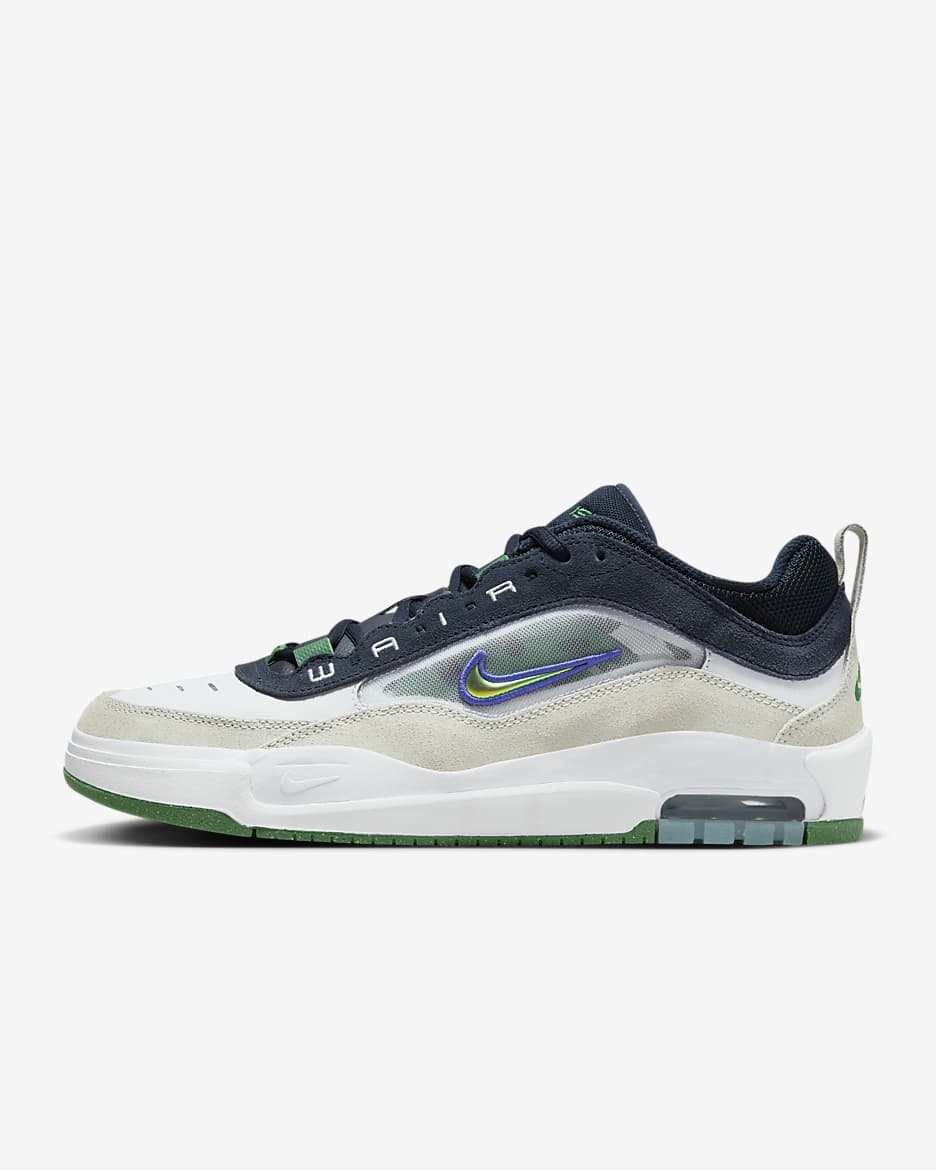 Nike Air Max Ishod Men's Shoes - White/Obsidian/Pine Green/Persian Violet