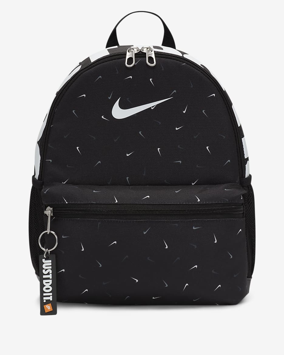 Zaino mini Nike Brasilia JDI (11 l) - Bambini - Nero/Nero/Bianco