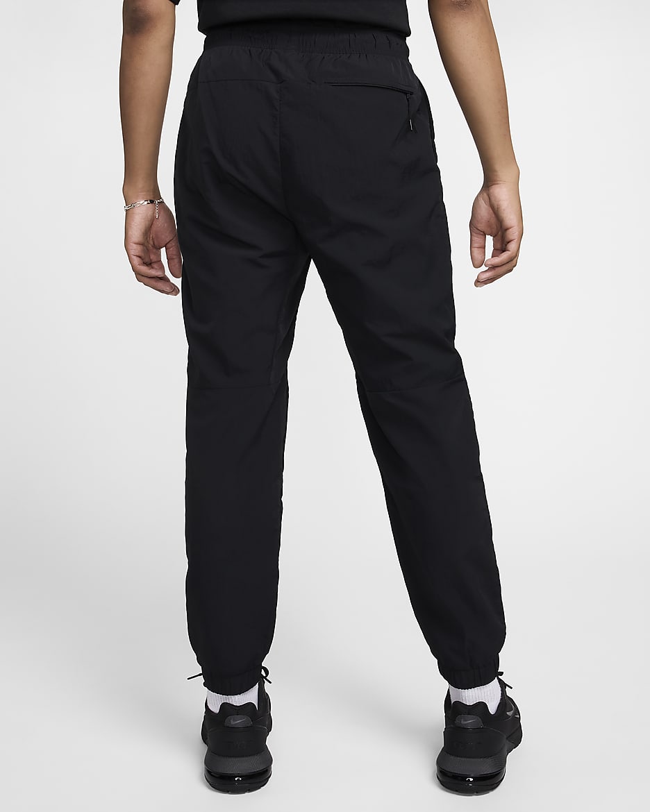 Pants de tejido Woven de pierna recta para hombre Nike Tech - Negro/Negro