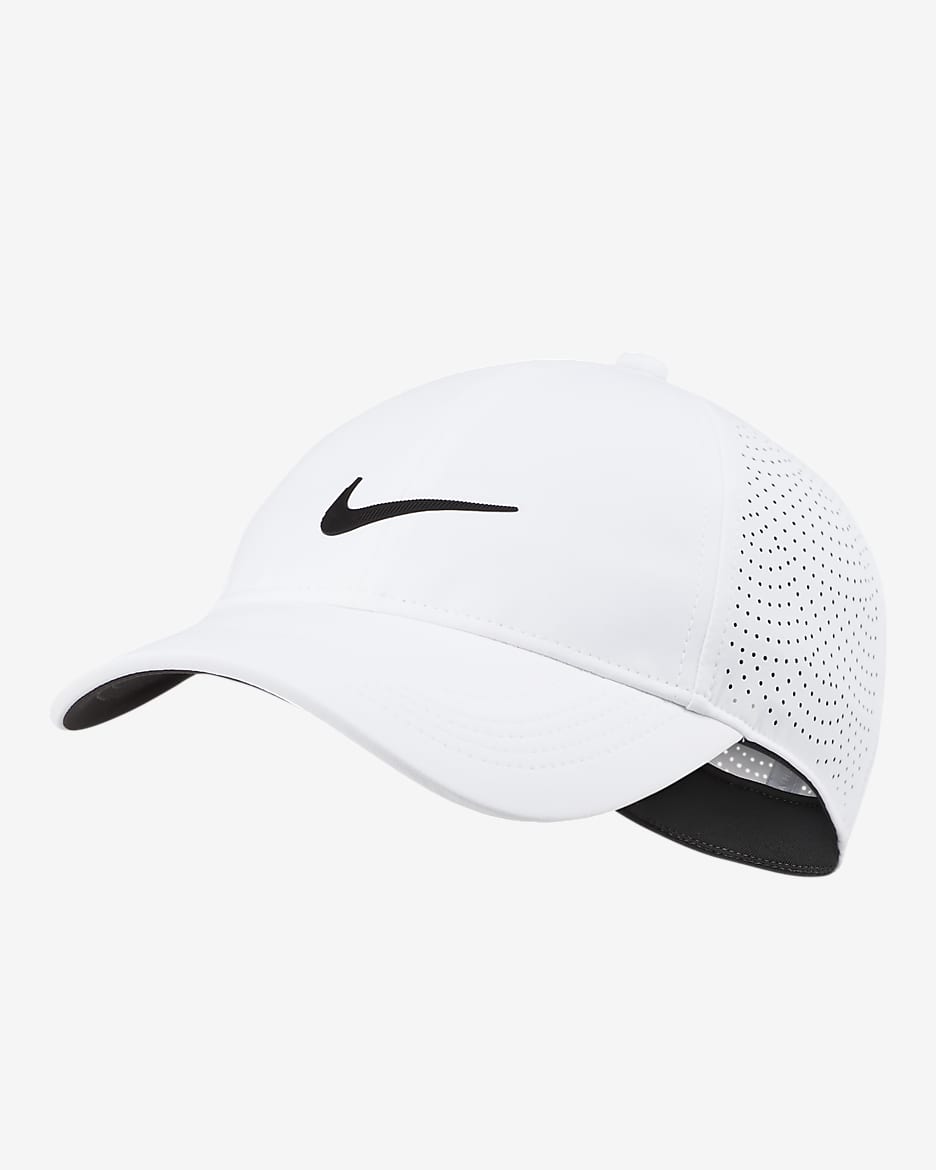 Nike AeroBill Heritage86 Women’s Golf Hat - White/Anthracite/Black