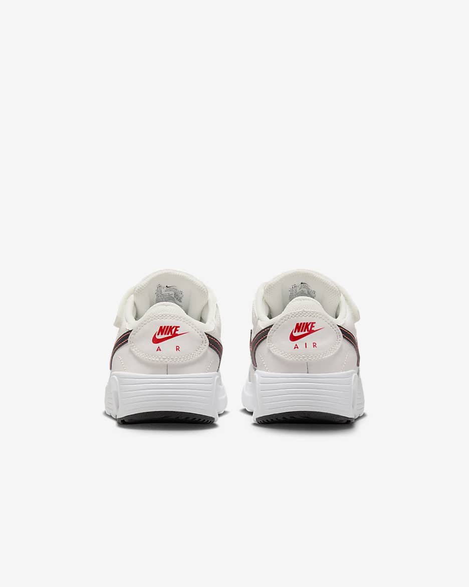 Chaussure Nike Air Max SC pour enfant - Summit White/Bright Crimson/Blanc/Noir