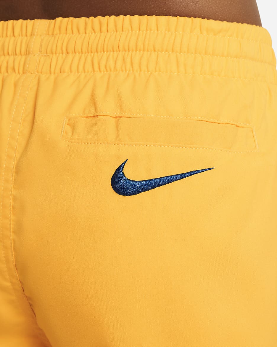 Shorts de vóleibol de 10 cm para niño talla grande Nike Swim Scribble - Naranja láser