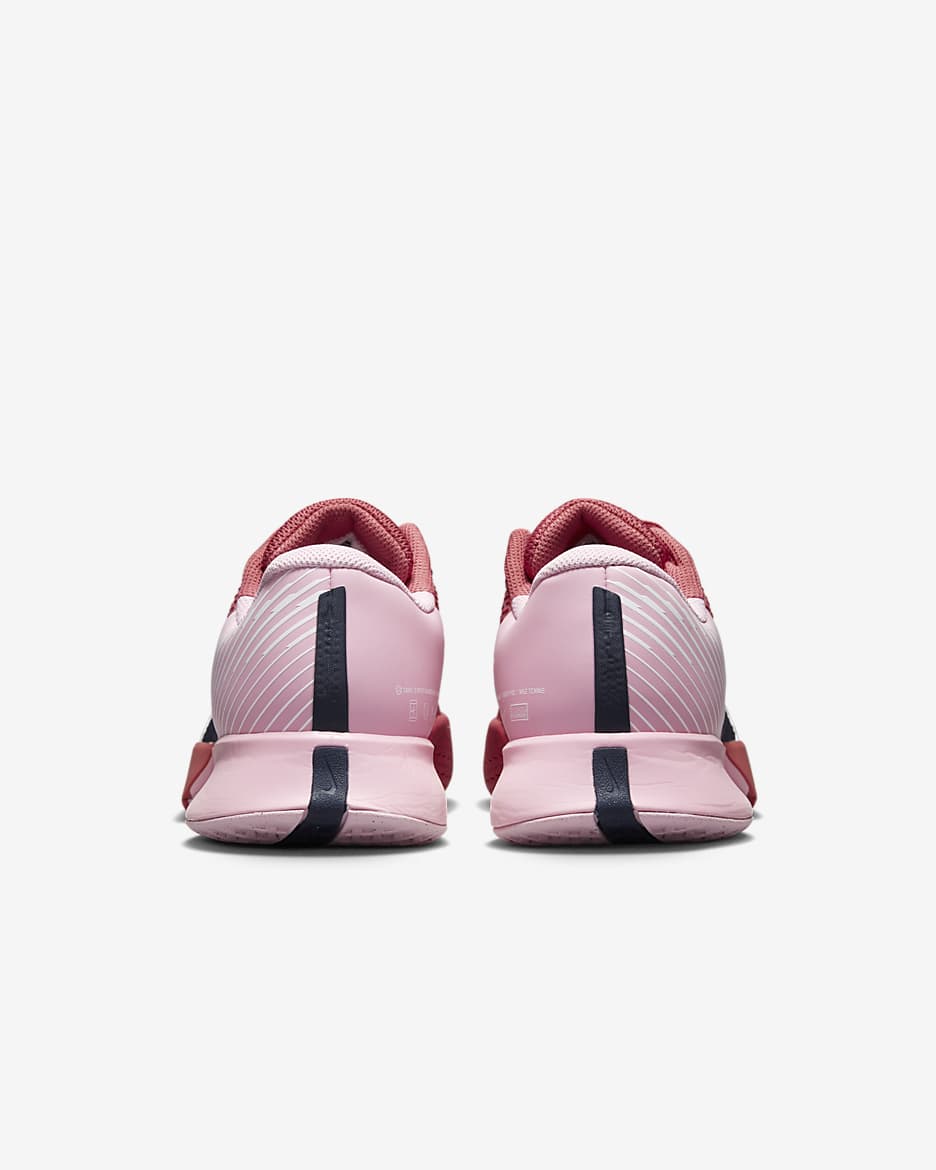 NikeCourt Air Zoom Vapor Pro 2 女款硬地球場網球鞋 - Adobe/Medium Soft Pink/白色/Obsidian