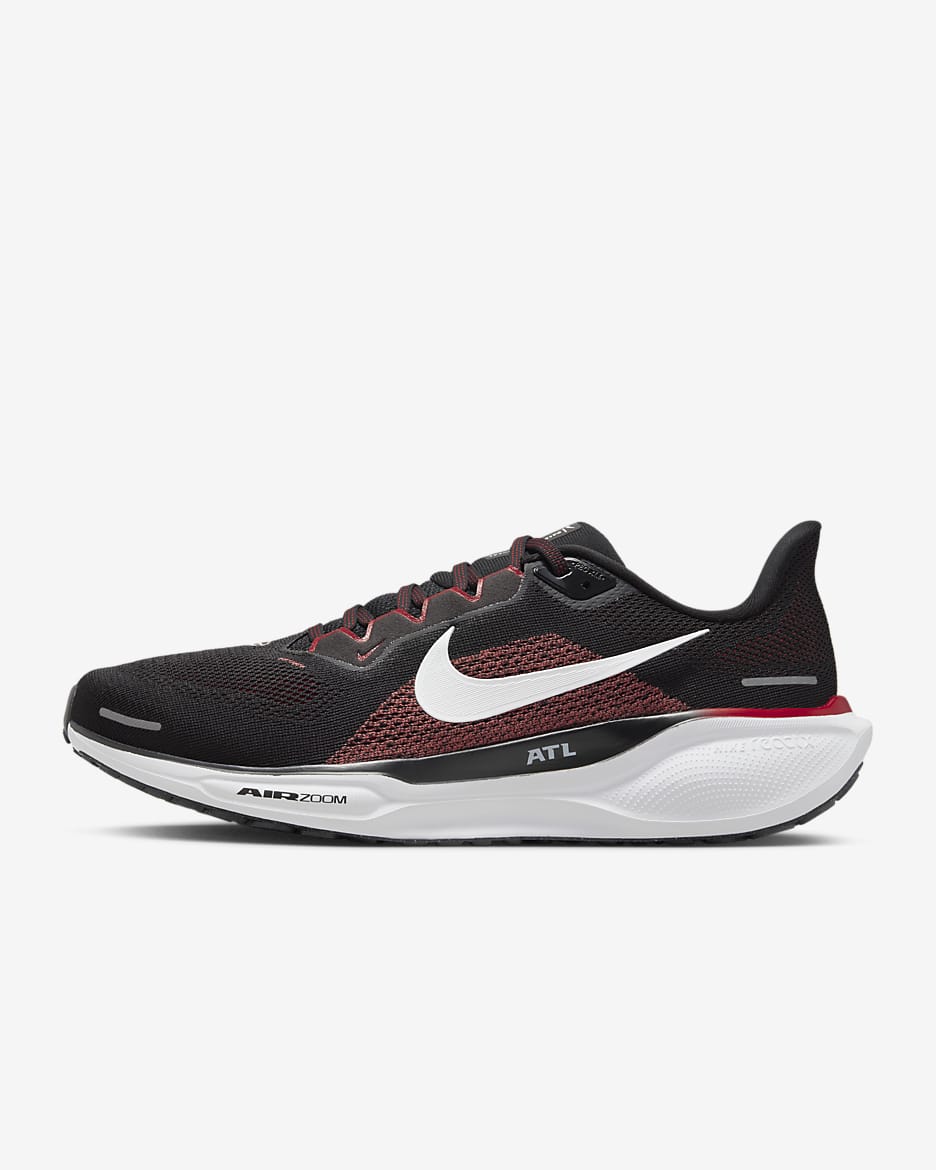 Tenis de correr en pavimento para hombre Nike Pegasus 41 NFL Atlanta Falcons - Negro/Blanco/Rojo gimnasio/Blanco