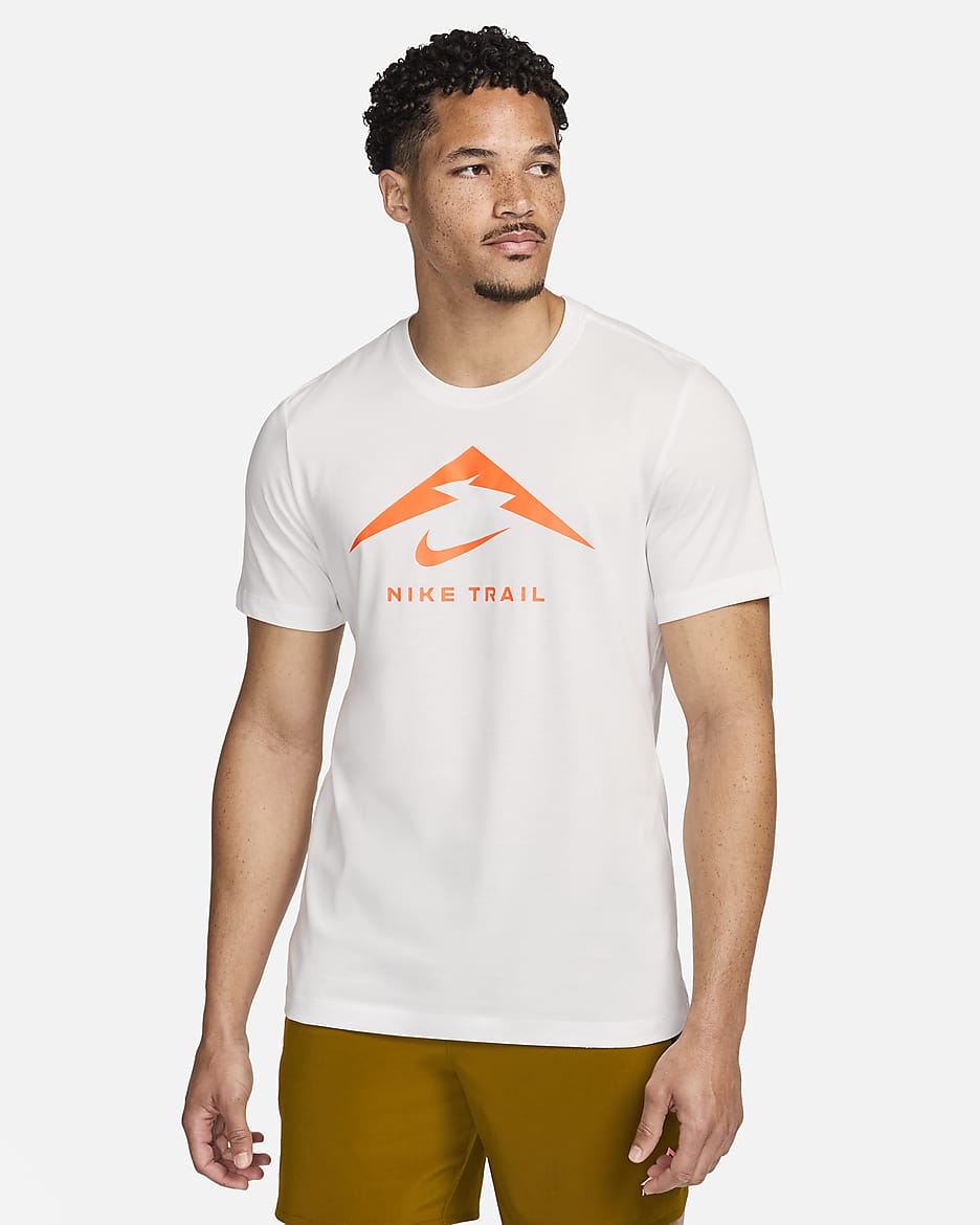 Playera de trail running para hombre Nike Dri-FIT - Blanco cumbre