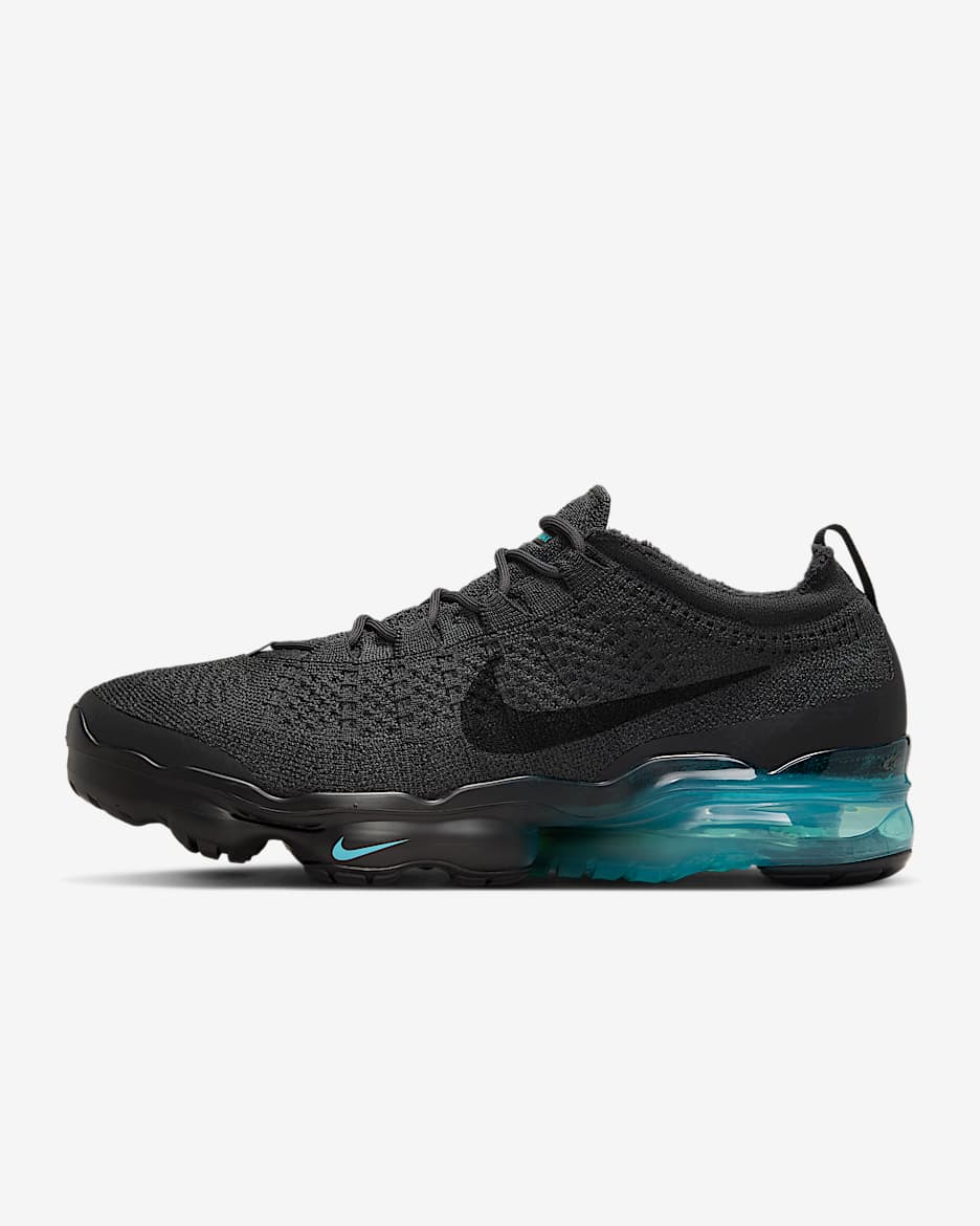 Tenis para hombre Nike Air Vapormax 2023 Flyknit - Gris humo oscuro/Cactus empolvado/Volt/Negro
