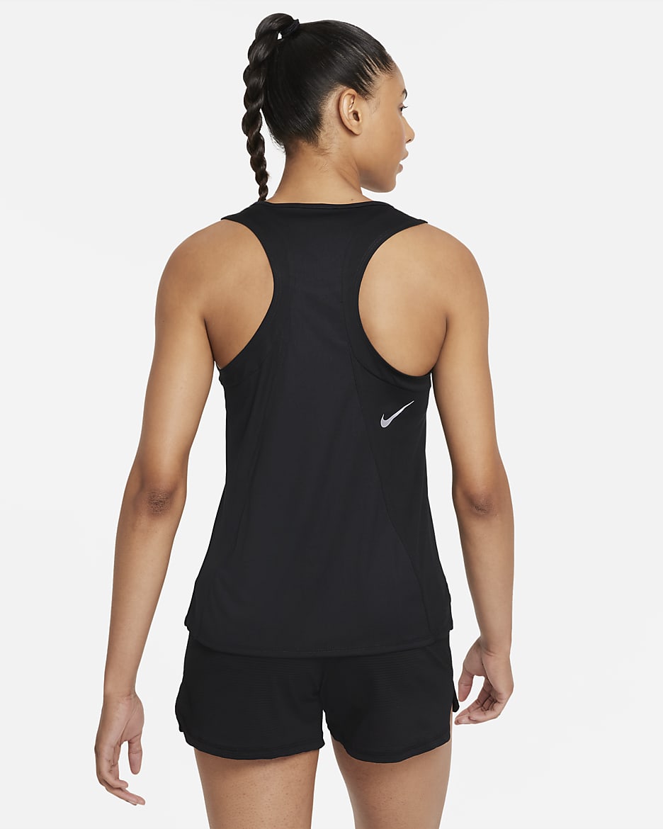 Canottiera da running Nike Dri-FIT Race - Donna - Nero