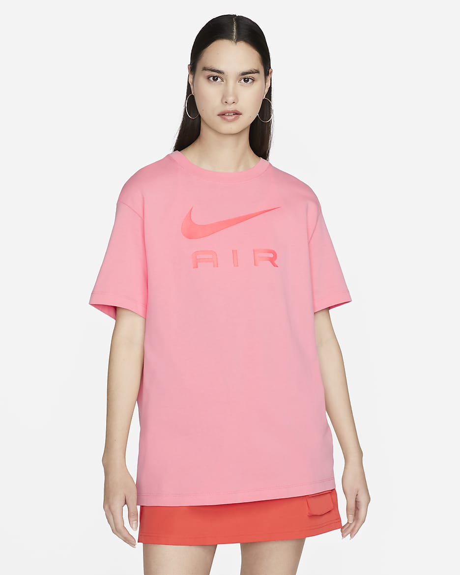 Nike Air 女款 T 恤 - Coral Chalk