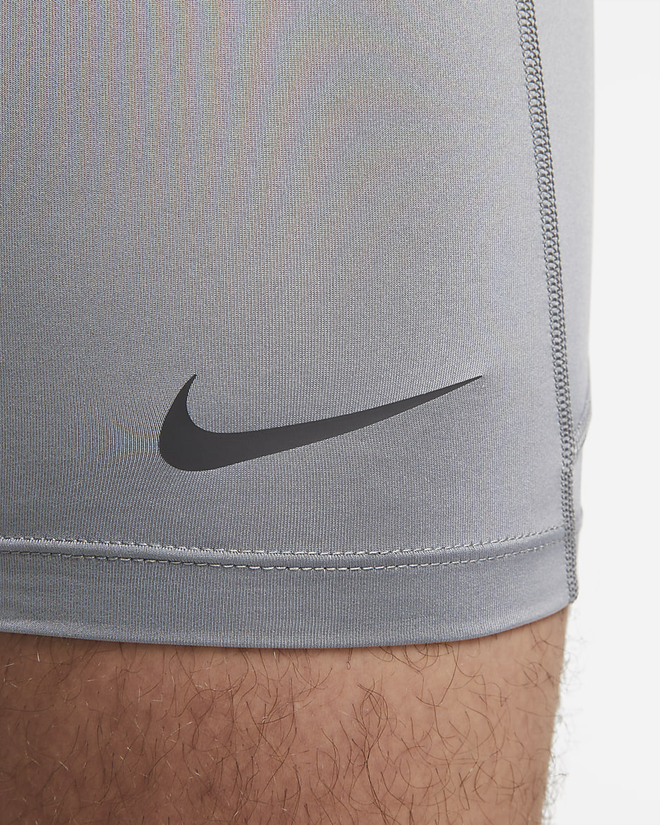 Nike Pro Men's Dri-FIT Fitness Shorts - Smoke Grey/Black