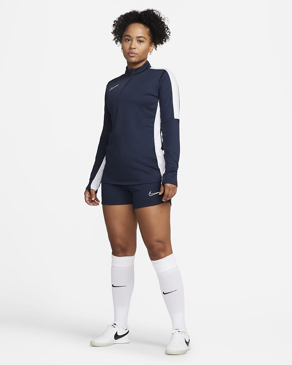 Nike Dri-FIT Academy Women's Football Drill Top - Obsidian/White/White