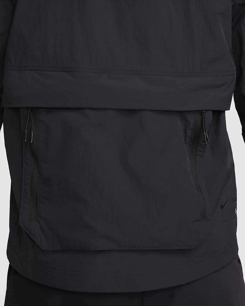 Nike APS Men's UV Repel Lightweight Versatile Jacket - Black/Black/Black