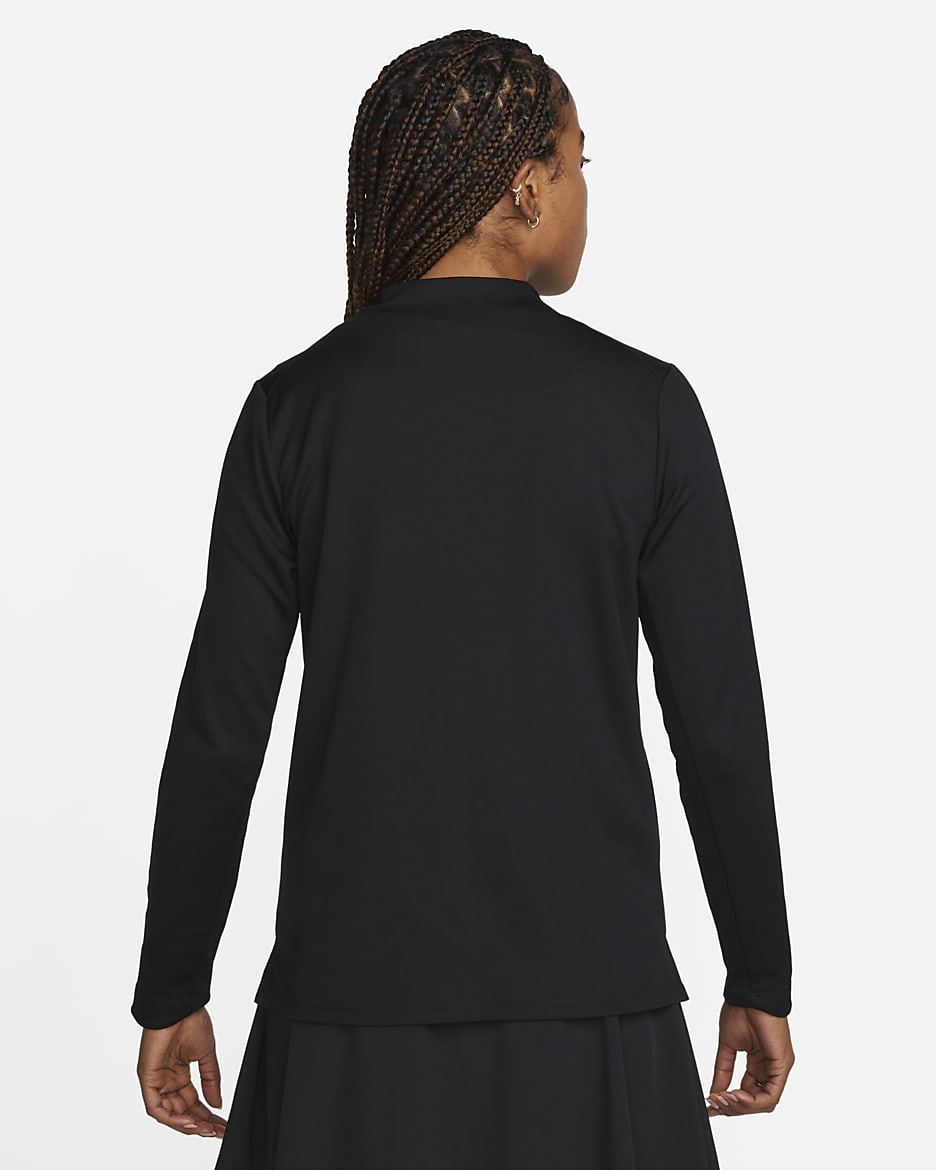 Nike Dri-FIT UV Advantage Women's Full-Zip Top - Black/White